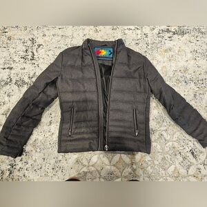 Moose knuckles dark grey winter jacket